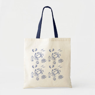 Sea Food Minimalism Tote Bag
