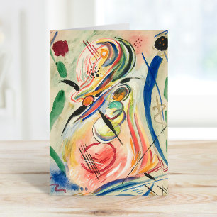 Sea Forms Rudolf Bauer Card