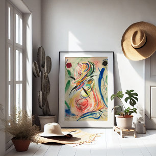 Sea Forms Rudolf Bauer Framed Art