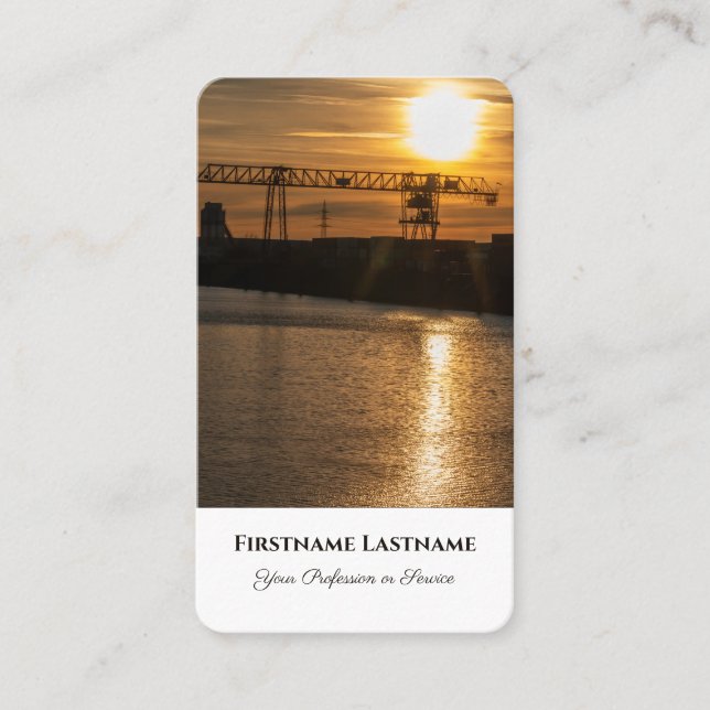 Sea freight logistics expert for shipping overseas business card (Front)