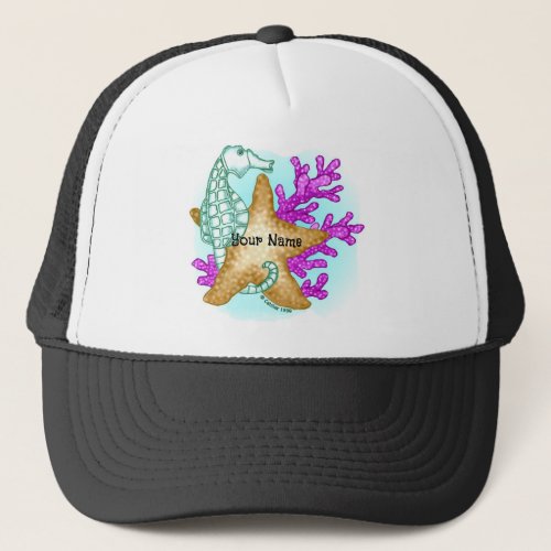 Sea Friends Seahorse Trucker Hat