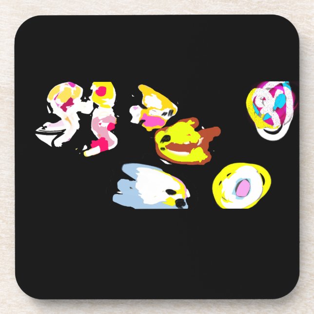 Sea fun summer  beverage coaster (Front)