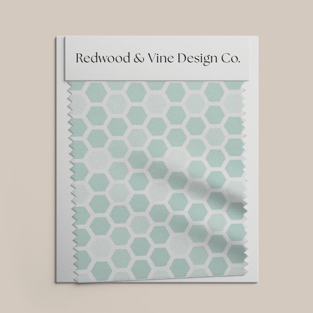 Sea Geometric Hexagon Pattern // Any Color Fabric (Creator Uploaded)