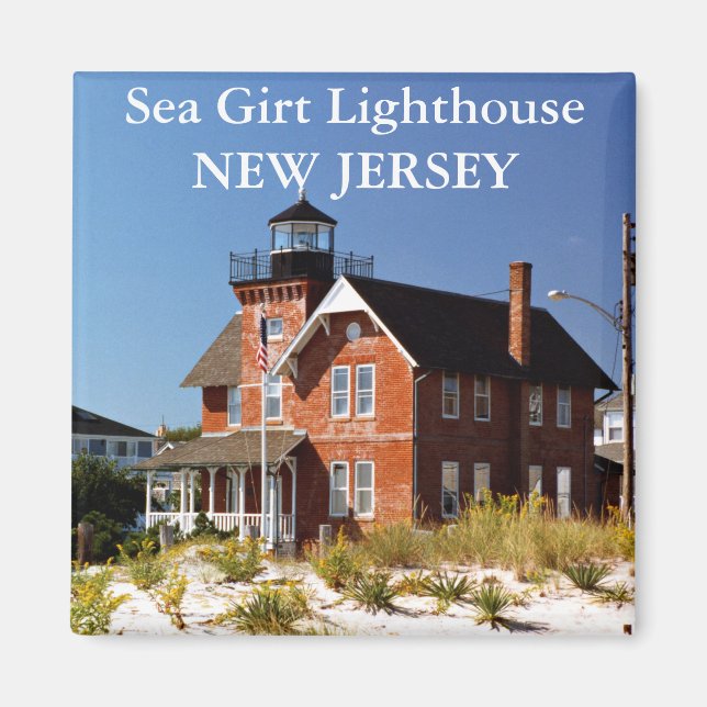 Sea Girt Lighthouse, New Jersey Magnet (Front)