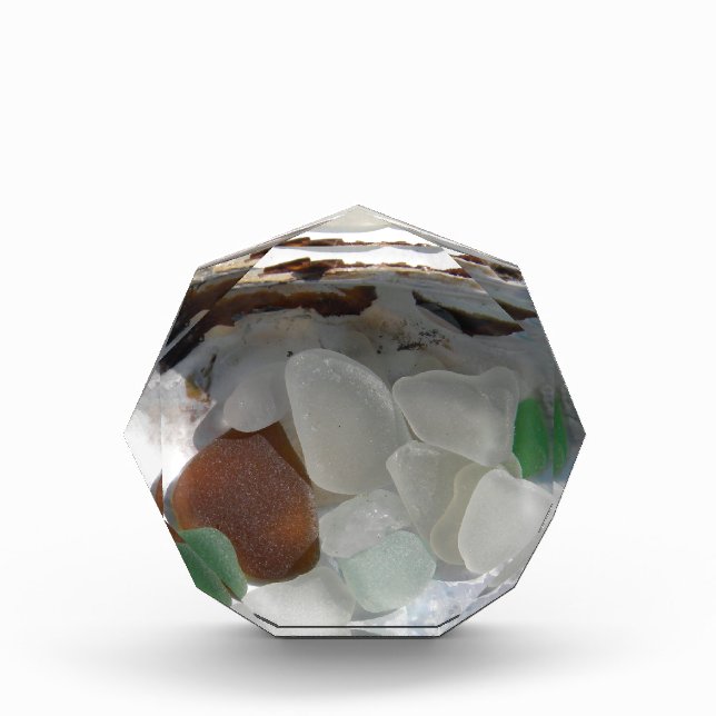sea glass acrylic award (Front)
