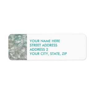 Sea Glass and Starfish Four-Line Address Labels