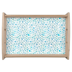 Sea Glass Beach Throw Serving Tray