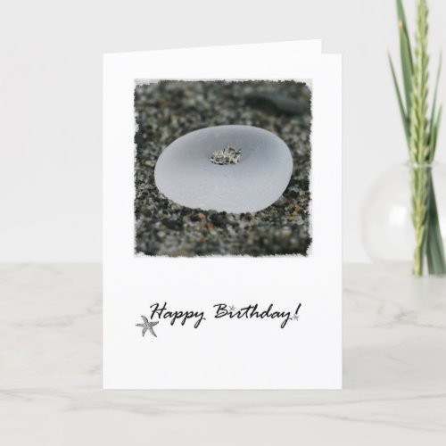 Sea Glass Birthday Card