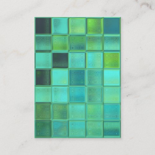 Sea Glass Business Cards  indestructible custom