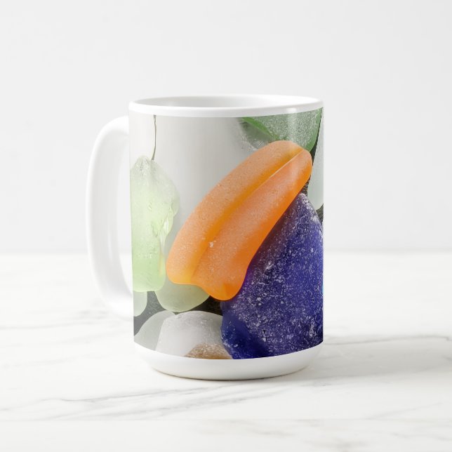 Sea Glass Coffee Mug (Front Left)