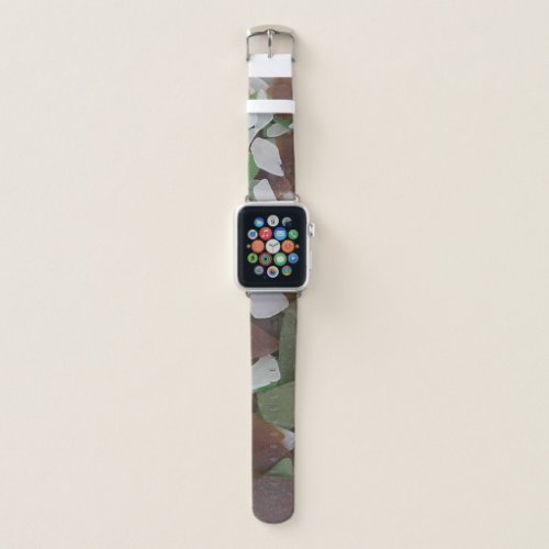 Sea Glass Collection Earth Tone Color Beach Glass Apple Watch Band