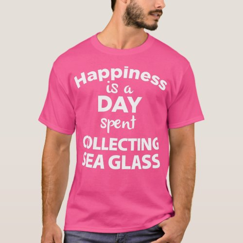 Sea Glass Collector Collecting Beachcombing Beachc T_Shirt