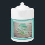 Sea Glass Collector Tea Pot<br><div class="desc">After a day beachcombing,  grab this beautiful tea pot and make yourself a warm cuppa! A wonderful reminder of your beachcombing days!</div>