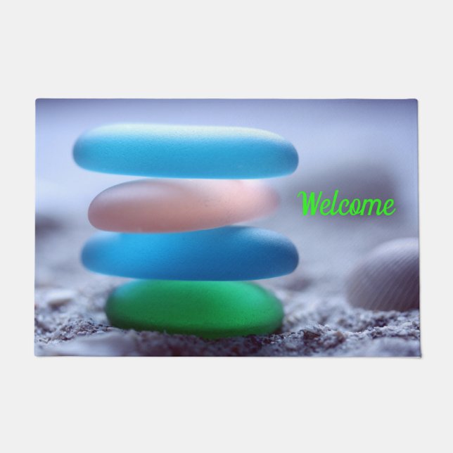Sea Glass Doormat (Front)