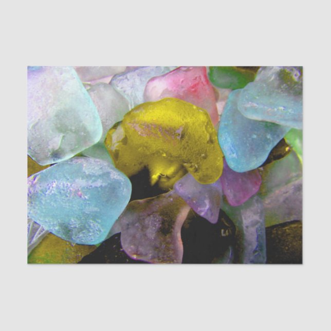 Sea Glass from the Bering Sea Tissue Paper (Front)