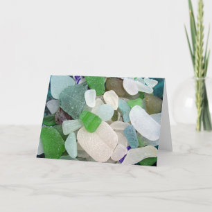 Sea Glass Greeting Card