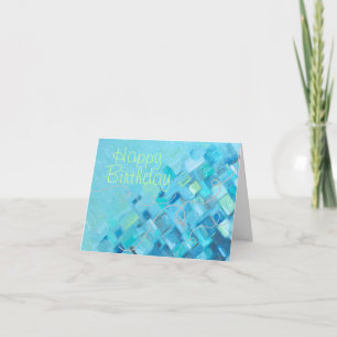 Sea Glass Impressions Birthday Card