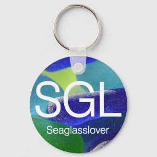 Sea Glass Lover Keychain