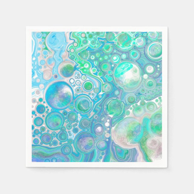 Sea Glass Marble   Napkins (Front)