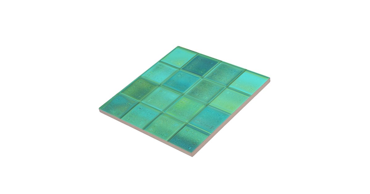 Sea Glass Mosaic Ceramic Tile | Zazzle