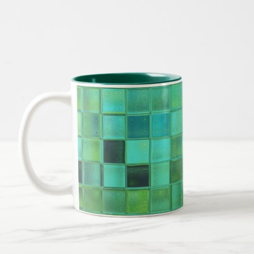 Sea Glass Mosaic custom mug in various styles