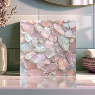 Sea Glass Mosaic Pink ID1183 Ceramic Tile