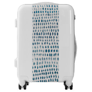 Sea Glass Painting Coastal Pattern Luggage