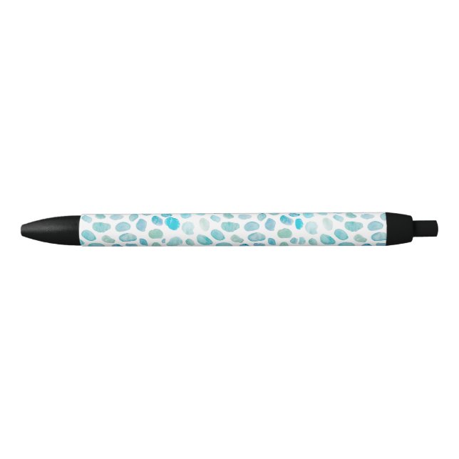 Sea Glass Painting Texture Pattern Beach Pen (Front)