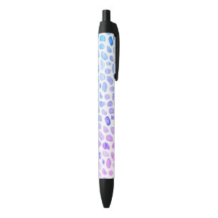 Sea Glass Pattern Blue Pen