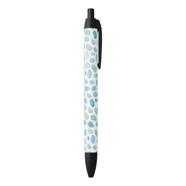 Sea Glass Pattern Blue Pen (Bottom (Vertical))