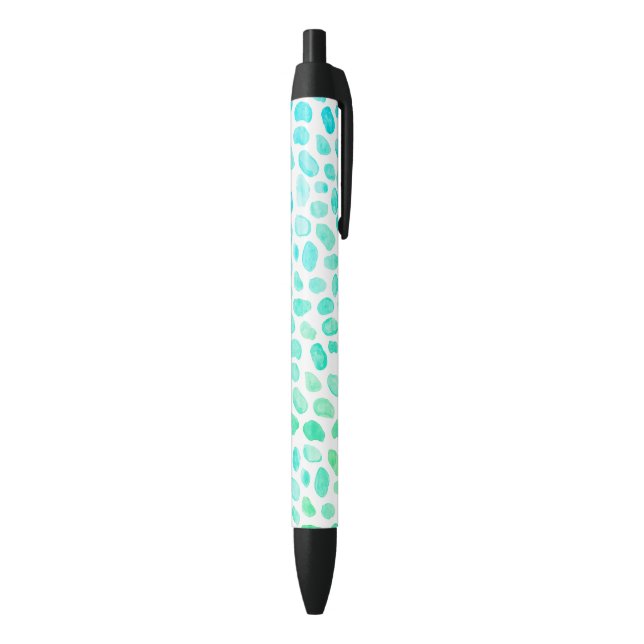 Sea Glass Pattern Blue Pen (Bottom (Vertical))