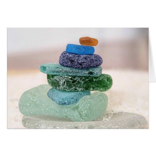 Sea Glass stacked Cards (Front Horizontal)
