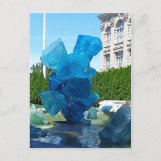 Sea Glass Statue Postcard