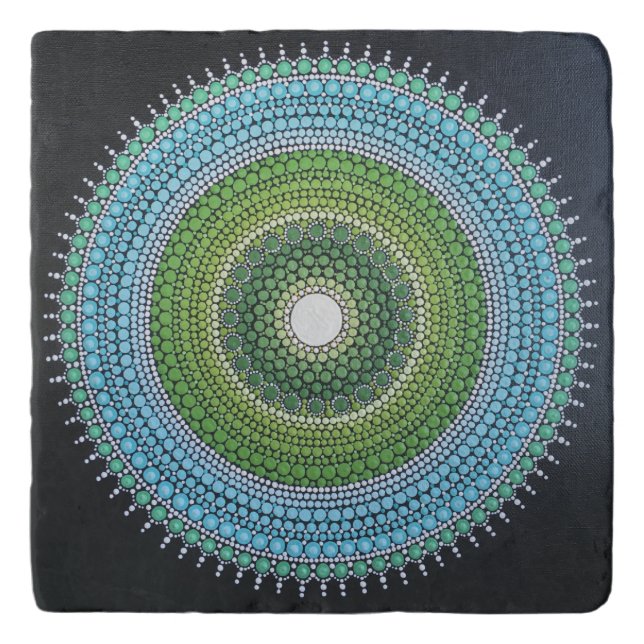 Sea glass trivet (Front)