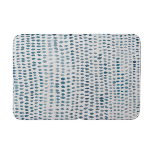 Sea Glass Turquoise Beach Pebble Medium Bath Mat