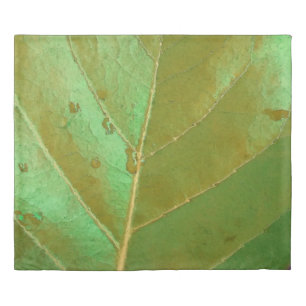 Sea Grape Leaf Closeup Duvet Cover