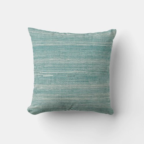 Sea Grass Beach Pattern Texture Throw Pillow