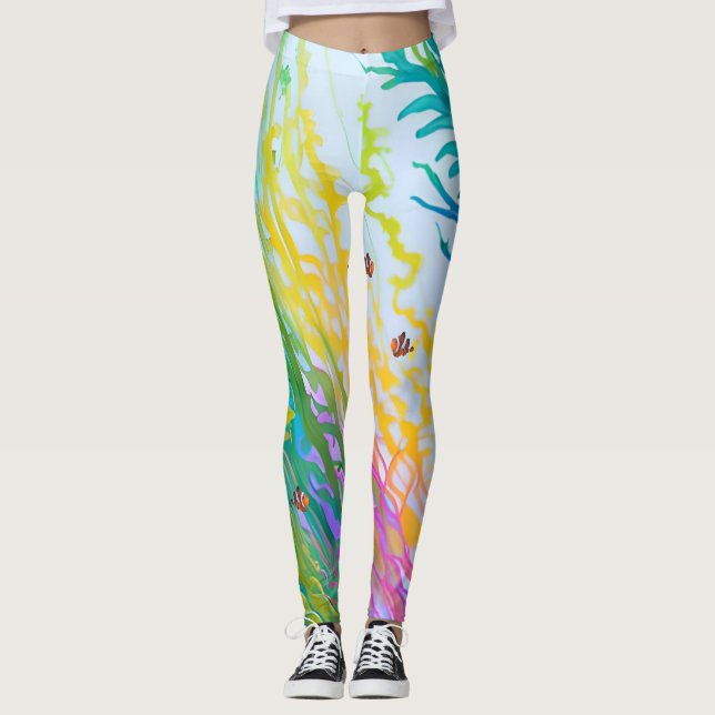 Sea Grass Leggings (Front)