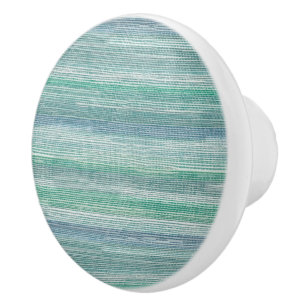 Sea Grass Painting Pattern Ceramic Knob