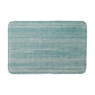 Sea Grass Turquoise Beach Texture Medium Bath Mat