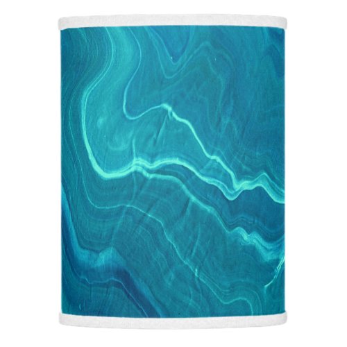 Sea Green Agate Marble Abstraction   Lamp Shade