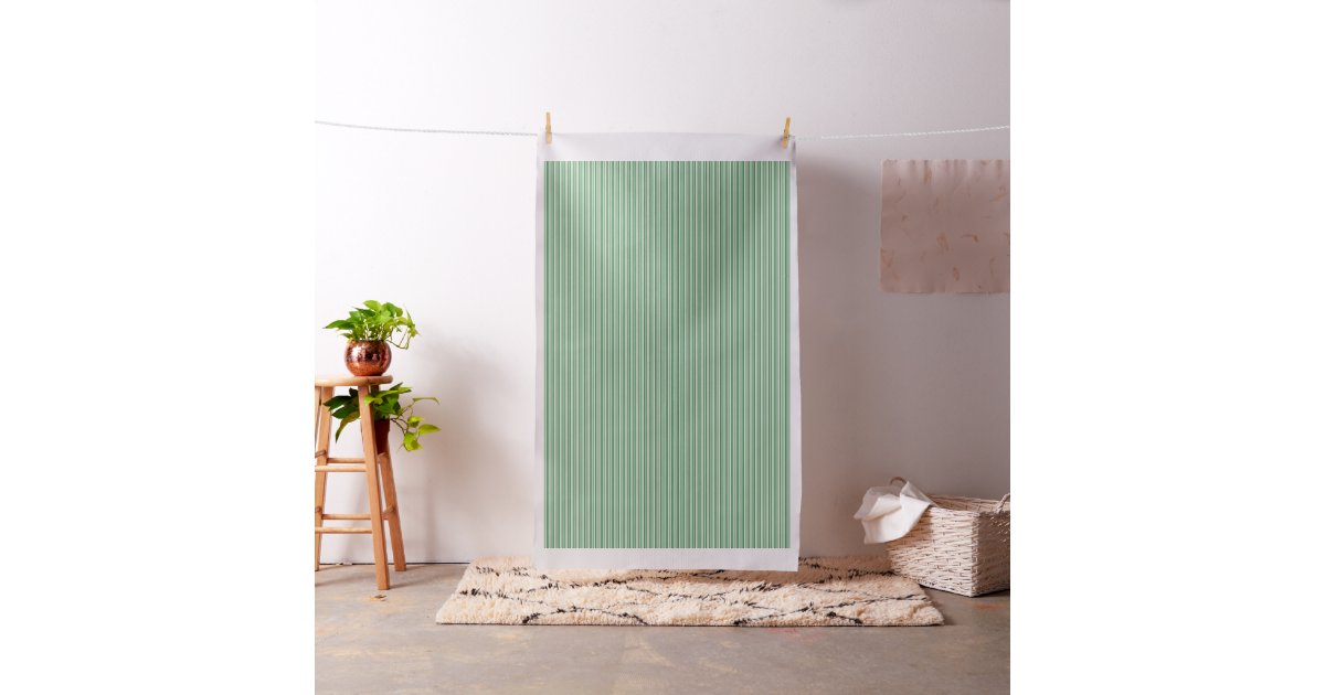 Sea Green and Bisque Colored Pattern Fabric