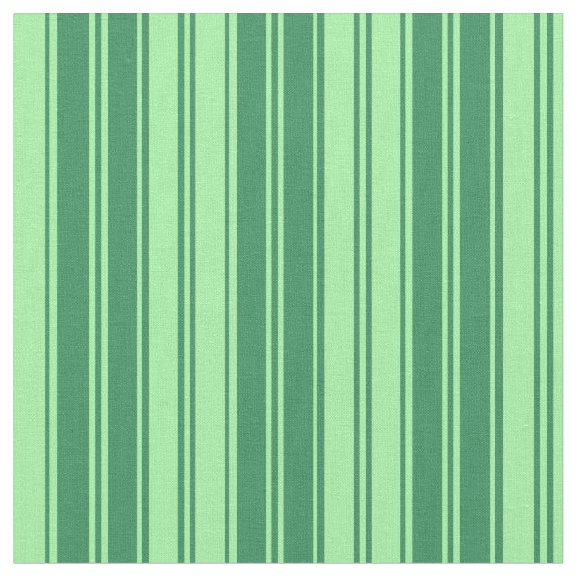 Sea Green and Green Lines Fabric (Close Up)