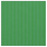 [ Thumbnail: Sea Green and Green Lines Pattern Fabric ]