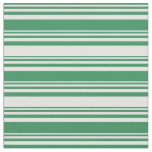 [ Thumbnail: Sea Green and Light Cyan Striped/Lined Pattern Fabric ]