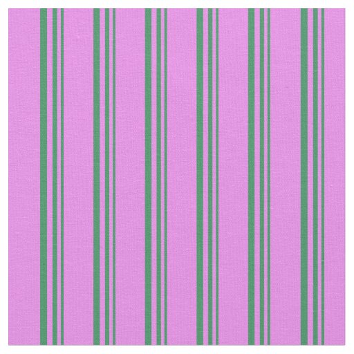 Sea Green and Violet Striped/Lined Pattern Fabric