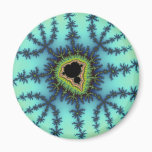 Sea Green Fractal Magnet