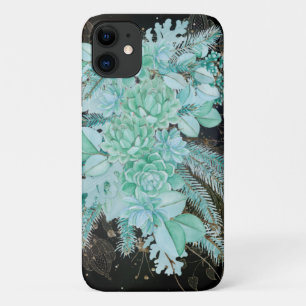 Sea green girly collage iPhone 11 case