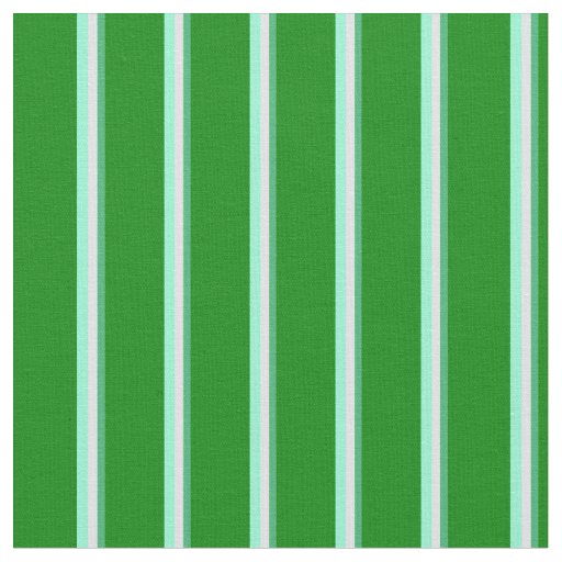 Sea Green, Lavender, Aquamarine, and Green Lines Fabric