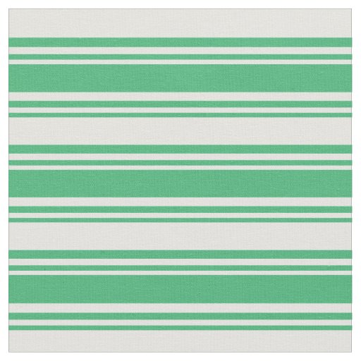 Sea Green & Light Cyan Lined Pattern Fabric